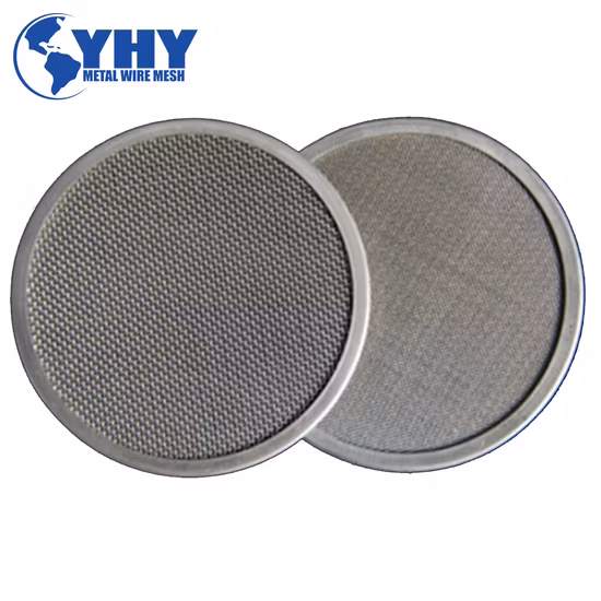 Oil Machine and Shower Stainless Steel Wire Mesh Filter Pieces