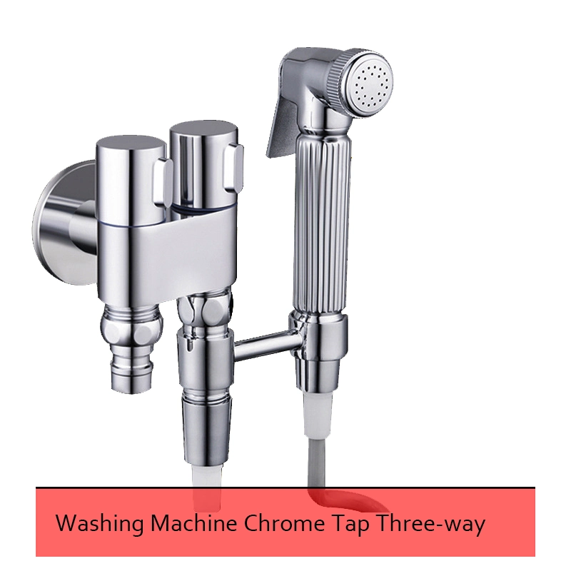 Black Angle Diverter Valve Head Control Faucet Water Bathroom Toilet Sprayer Shattaf Shower Control Valve Angle Valve Bathroom