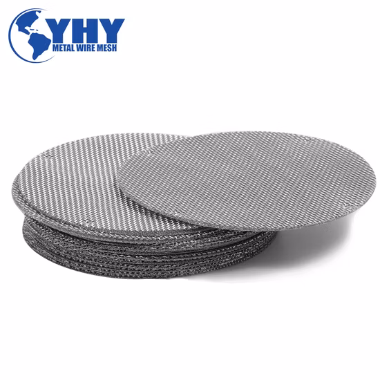 Oil Machine and Shower Stainless Steel Wire Mesh Filter Pieces